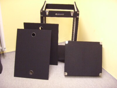 ROADINGER Spezial-Kombi-Case Profi, 17HE Rollen | 19" Racks | Cases