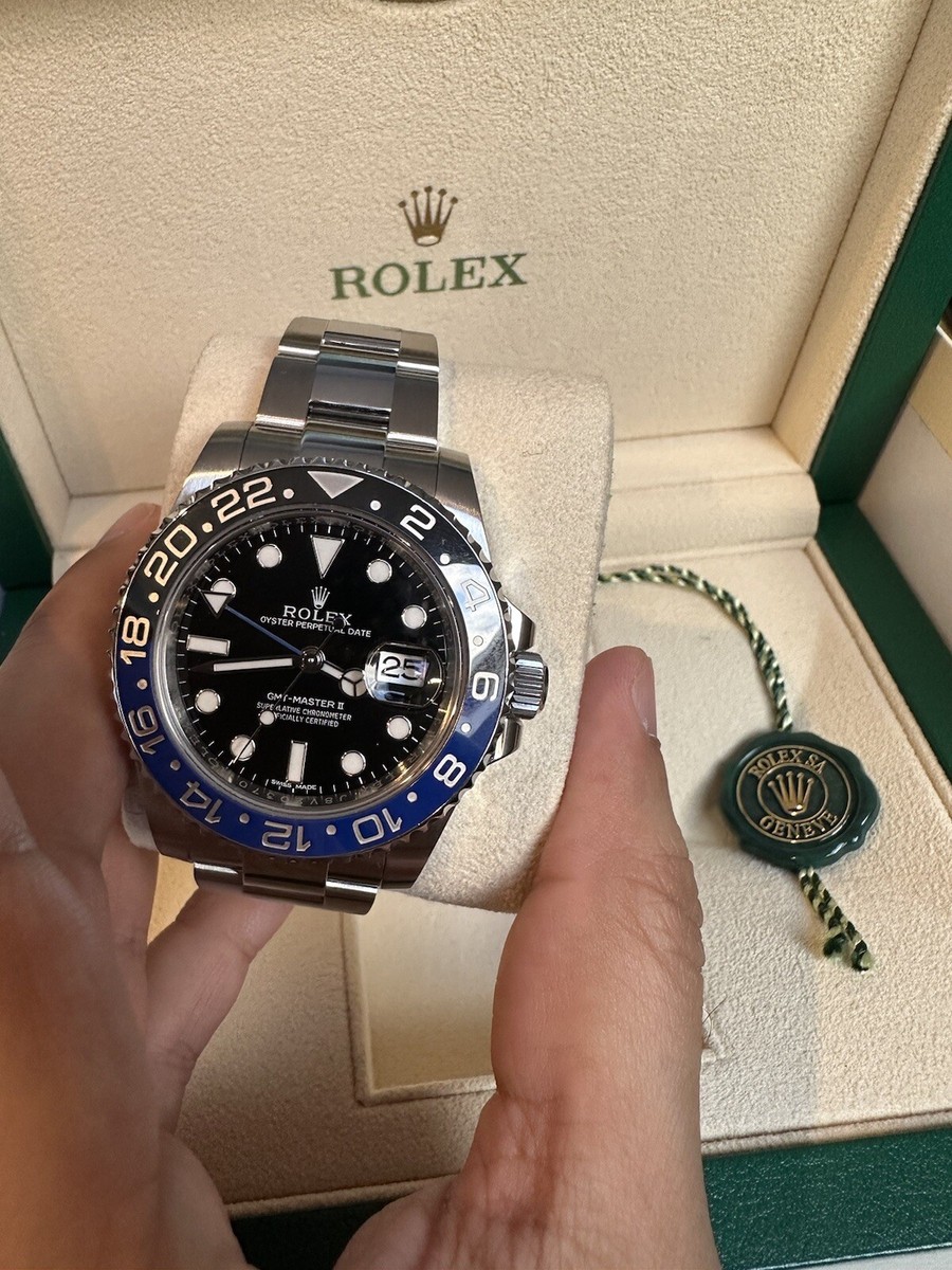Rolex GMT-Master II Men's Black Watch 116710BLNR for sale online
