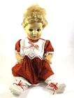 K&W KING & WERNICKE Antique Doll 144/51 Girl with Dress and Voice