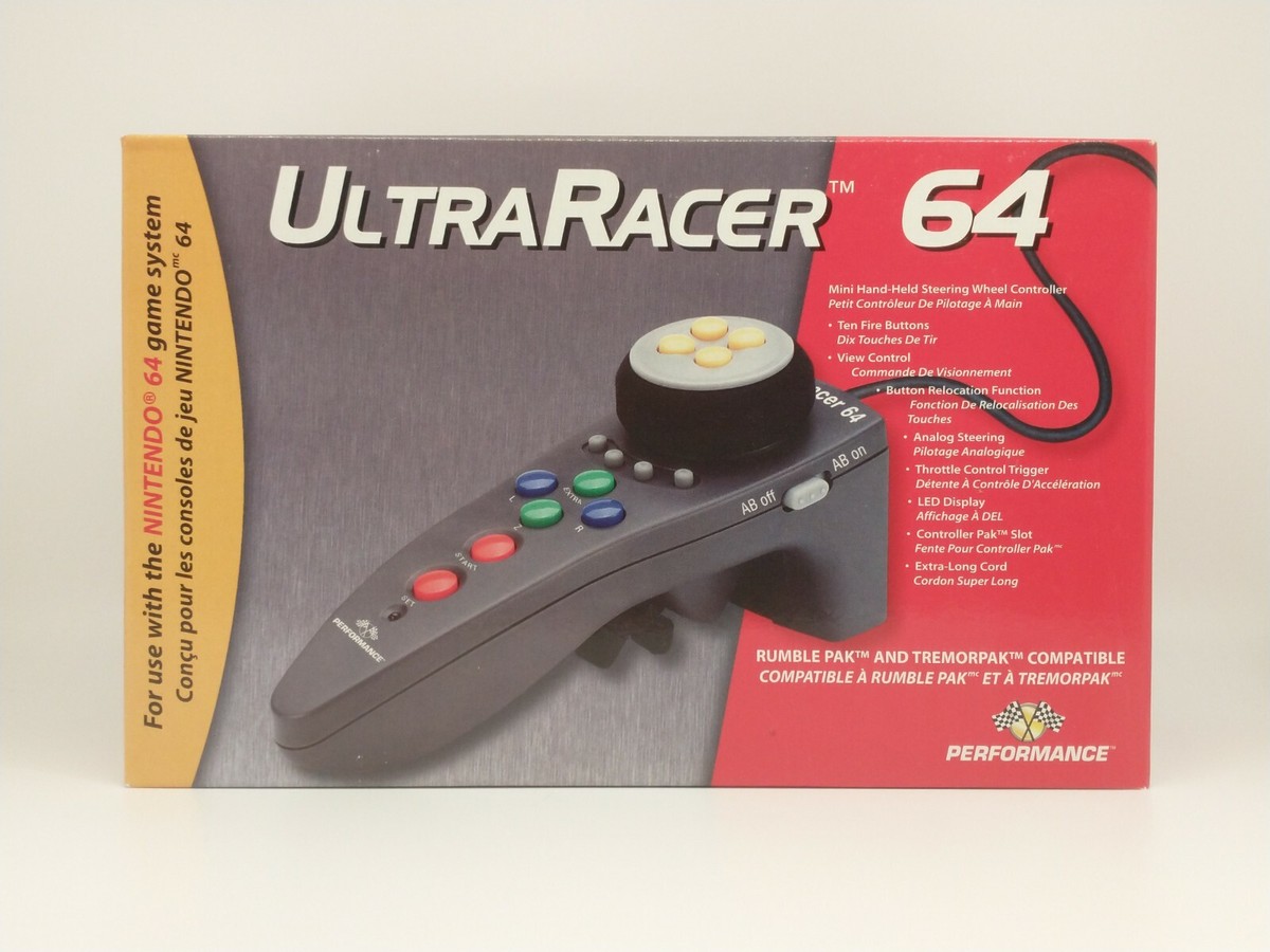 Ultra Racer 64 Racing Controller by Performance (Nintendo 64