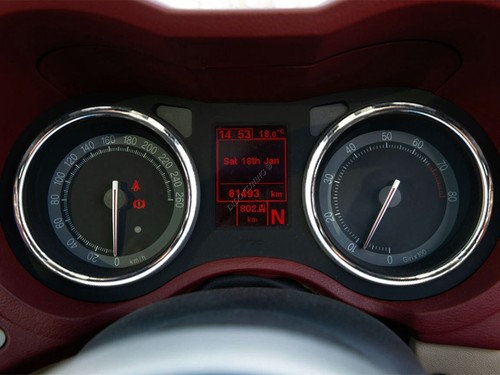 Fits Alfa Romeo 159 2008-2011 2-Teilig Poliert Aluminium Tachoringe Tacho Ring - Imagen 12 de 12