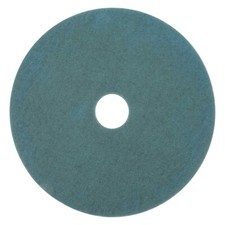 3M Floor Buffing Pad Aqua 27" dia x 1" Non-Woven Nylon/PES Fiber | 5/Case