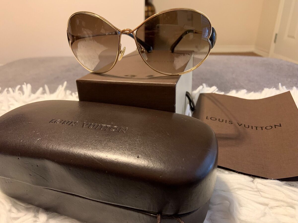 LOUIS VUITTON DAISY Z0262U BROWN SUNGLASSES MADE ITALY | eBay