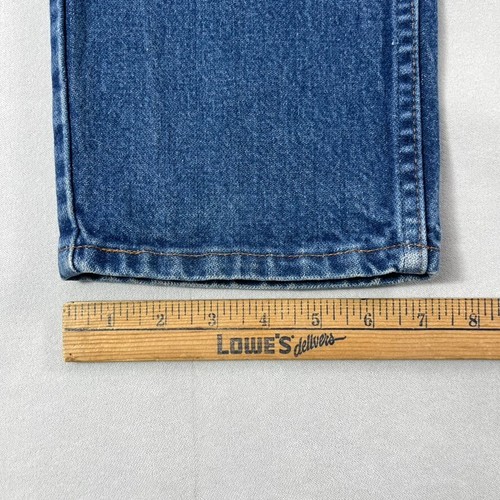 Vintage Wrangler Jeans Women 9x32 Cowboy Cut Blue 90s Western Farm Ranch Cowgirl - Picture 18 of 20