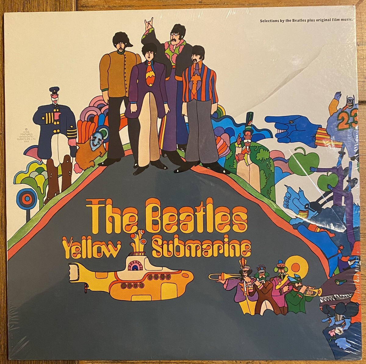 The BEATLES Yellow Submarine 1969 US ORG Apple SEALED LP LENNON