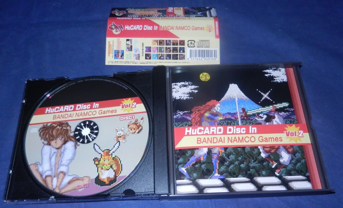 HuCARD Disc in BANDAI NAMCO Games Vol 2 OST, 3 CDs-LN, JAPAN, w