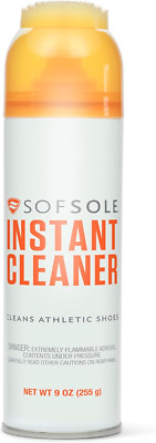 SOFSOLE Instant Cleaner 5 Oz or 9 Oz - Deep Cleaning Foaming Action Lifts Dir...