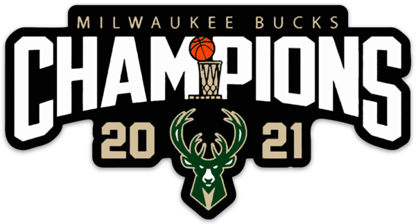 Wincraft Milwaukee Bucks 2021 NBA Champions Plastic Sign - MODA3