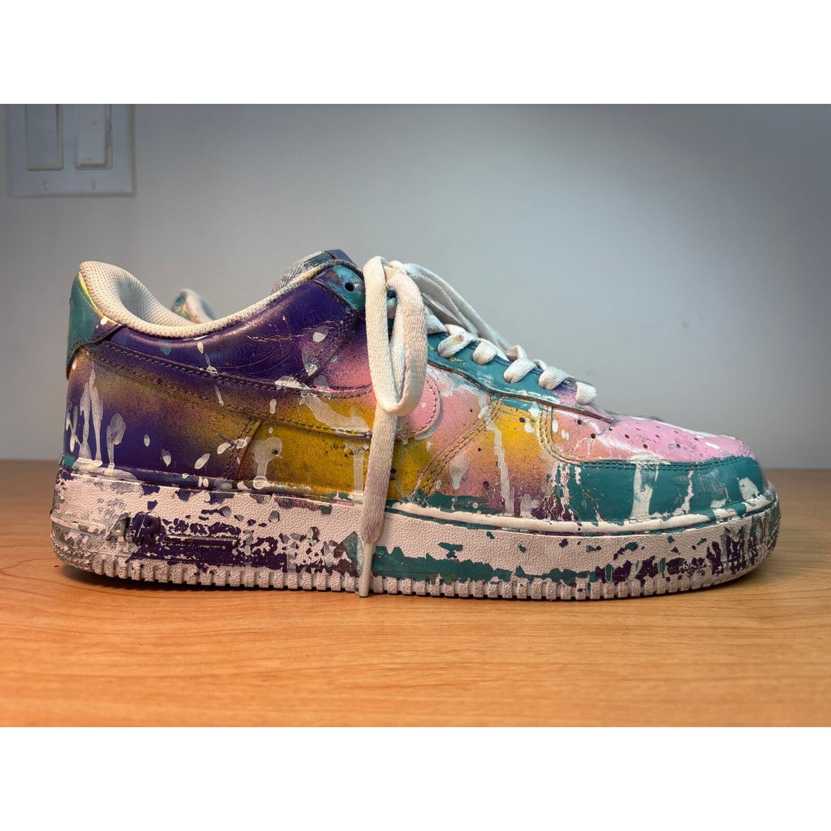 Nike Air Force 1 AF1 Low 07 Triple White *Reworked* Shoes 