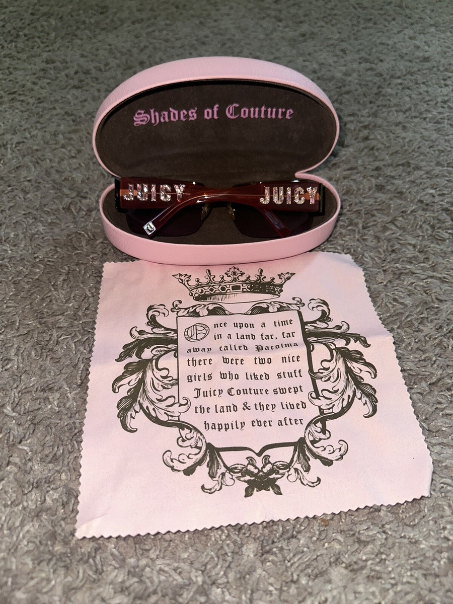 Juicy Couture Sunglasses With Case | eBay
