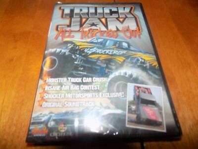 TRUCK JAM ALL TRICKED OUT Monster Trucks Stunts Motorsports Off-Road DVD NEW 