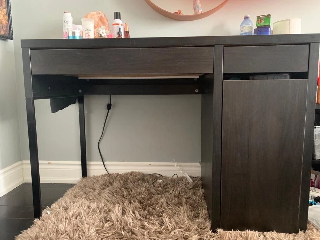 QUICK SALE DISCOUNTED 100 IKEA Desk black brown 105x50 cm 41