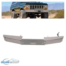 Raw Anti-Rust Oil Front Bumper Winch For Ford Bronco/F250/F350/Hi-boy 1967-1979