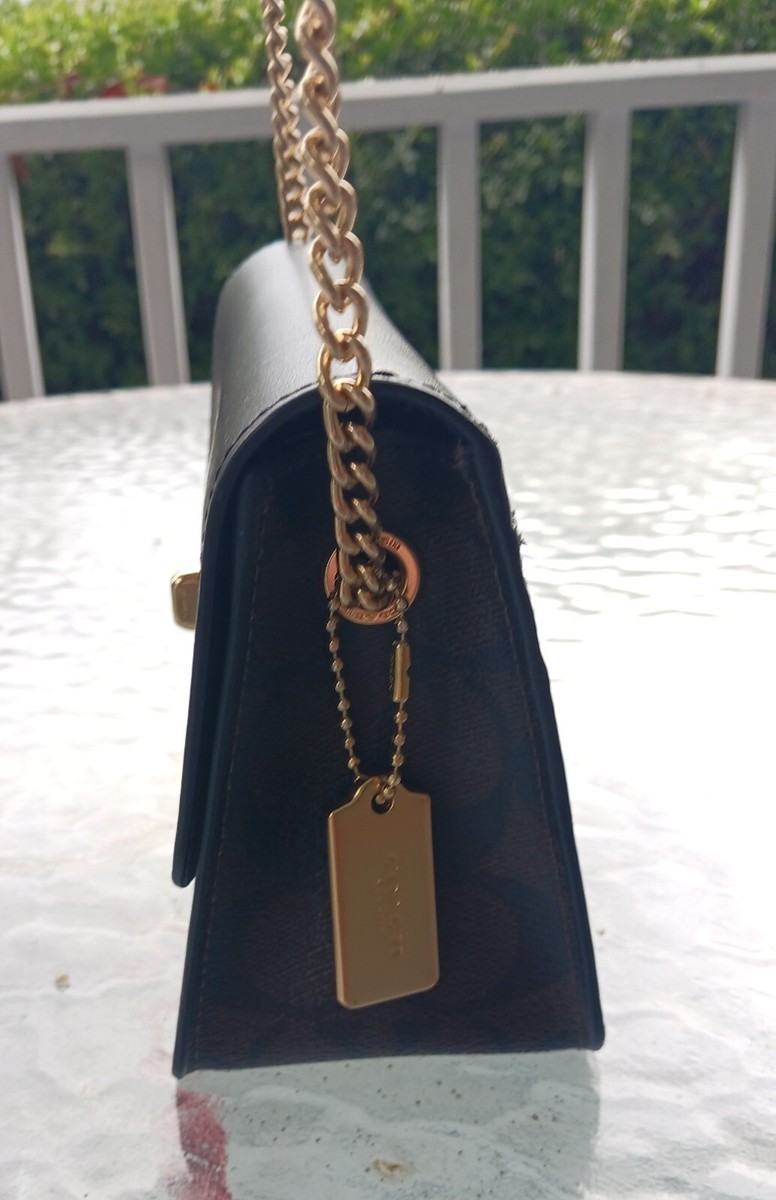 バッグ Tellme1103 バッグ Tellme1103 Coach F31384 Mini Bowrey Black/Brown