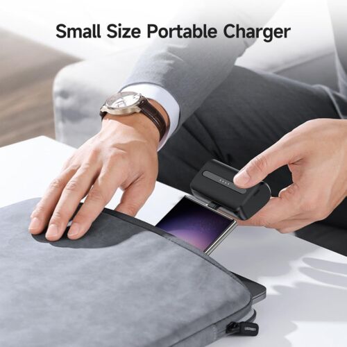 NEWDERY 6600mAh USB-C Power Bank – Mini Fast Charger for Galaxy, Pixel, Android - Picture 8 of 13