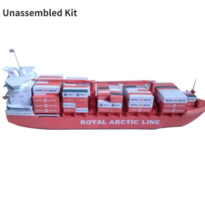 1:400 Danish Container Ship Mary Arctica Paper Ship Model Unassembled Cargo Boat