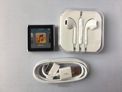 Apple ipod nano 6th generation (8gb) graphite Mint 885909423408| eBay