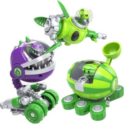 Plants vs Zombies Boss Robot Melon-pult & Chomper Action Figure