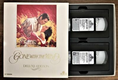 GONE WITH THE WIND VHS MOVIE TAPES DELUXE EDITION 1939