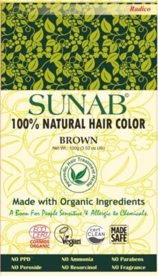 Radico Sunab 100% Organic & Safe Hair Color for sensitive and allergic scalp