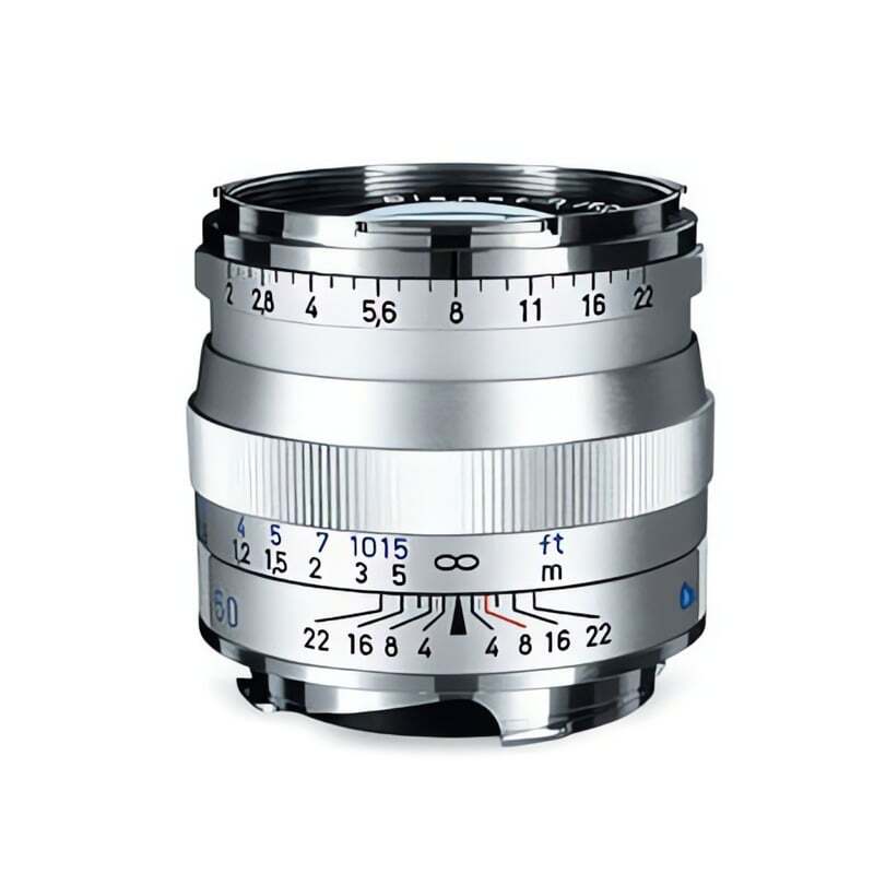 Carl Zeiss Planar T * 50mm f2 ZM for Leica M Lens - Silver Carl Zeiss Planar T * 50mm f2 ZM for Leica M Lens - Silver