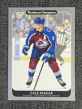 Cale Makar 2023-24 Upper Deck Parkhurst Champions Hockey Base Silver #54