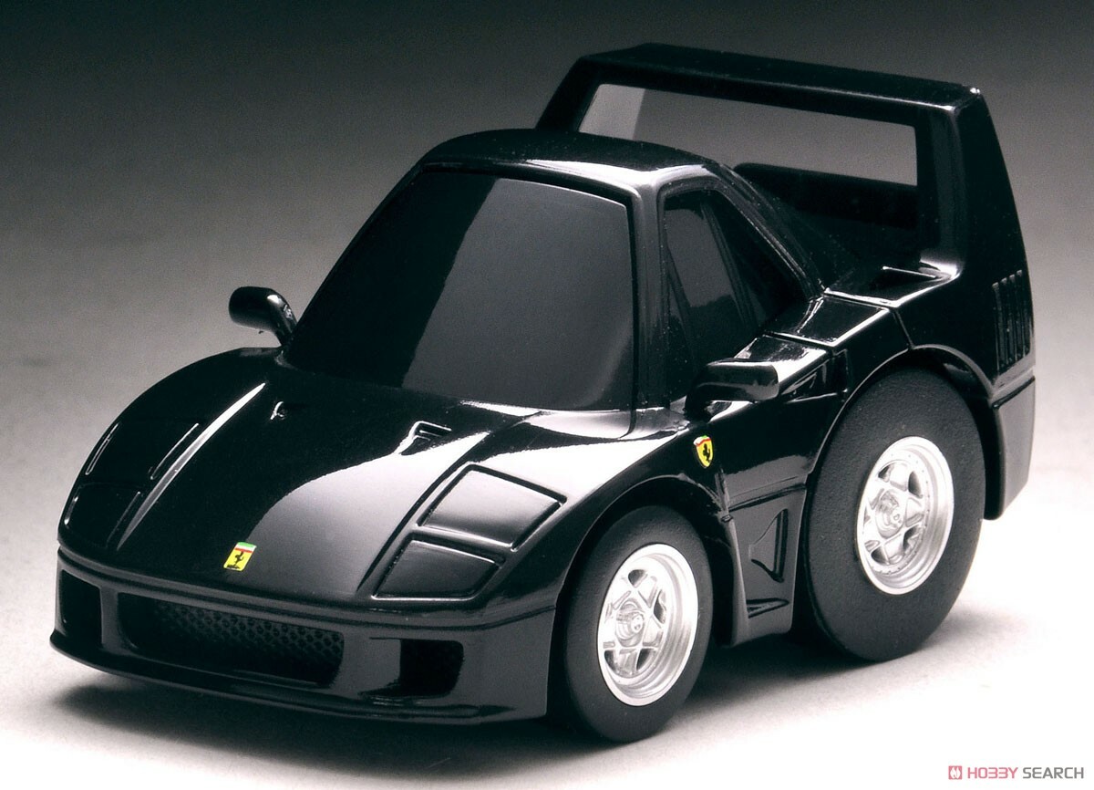 TOMYTEC Joy Hobby Car Choro Q Zero Z-66b FERRARI F40 BLACK Model