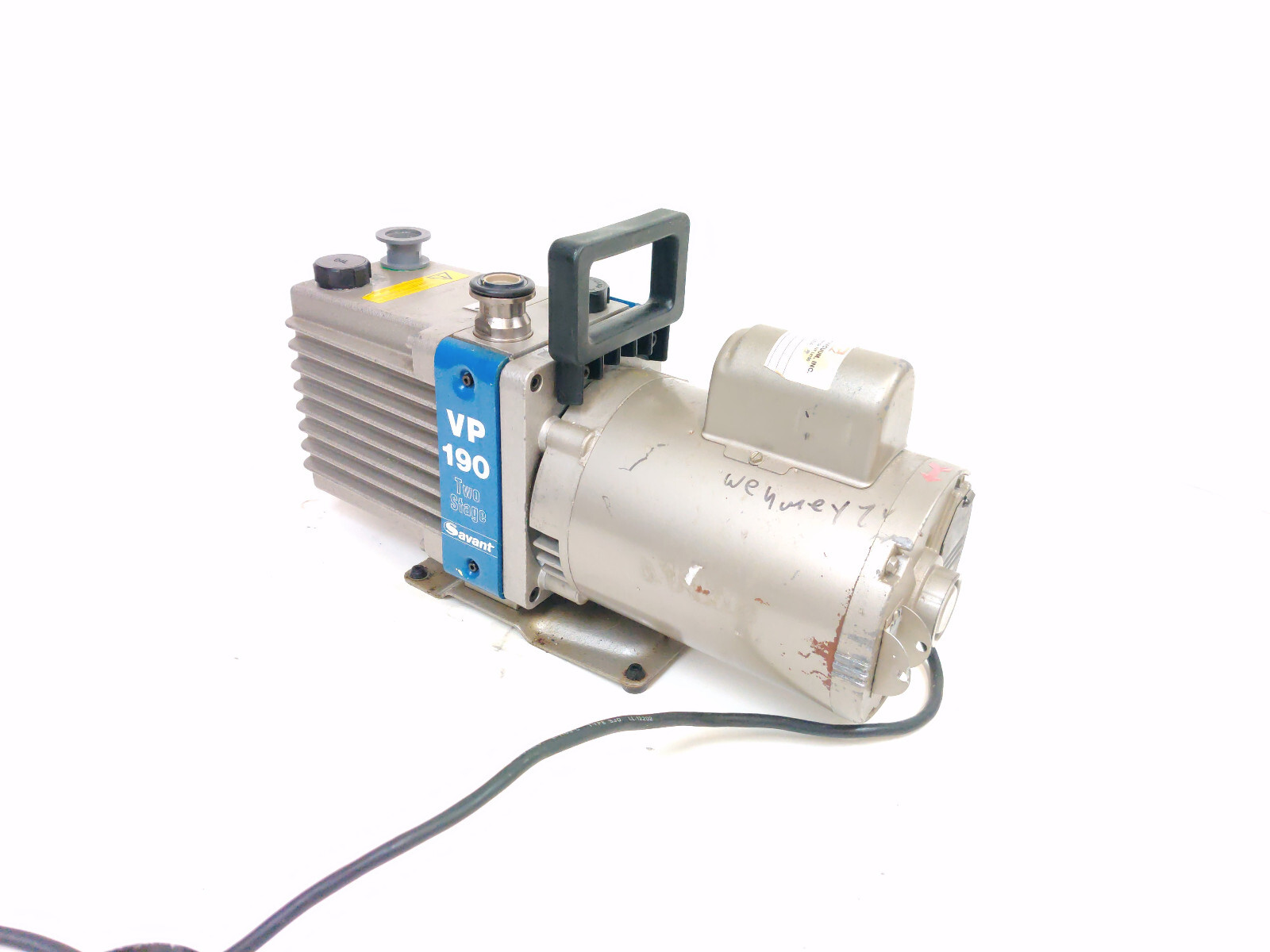 Savant VP 190 Two Stage High Vacuum Pump w Frank Electric 1102180403