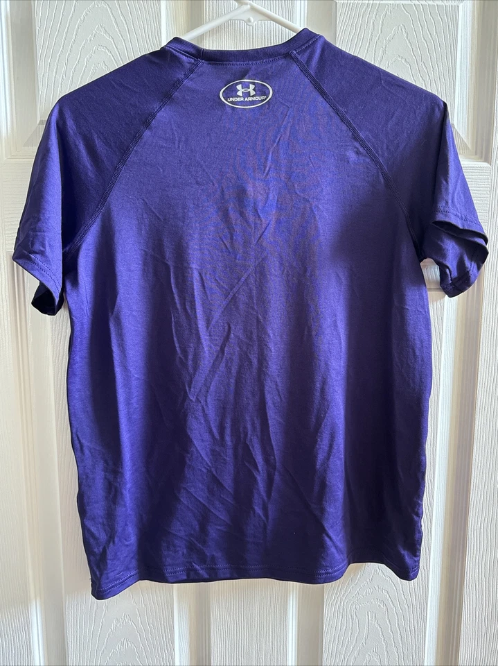 Baltimore Raven Under Armour T Shirt Heat Gear Youth Large 12-14 - Image 4 of 4