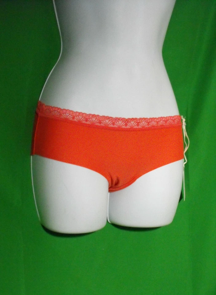 3 NEW JESSICA SIMPSON JS40375 MICROFIBER CO/PRT/TQ LACE WAIST HIPSTER PANTIES M - Image 2 of 2