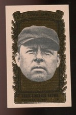 1963 Bazooka All-Time Greats Baseball #13 Mordecai Brown NM/MT