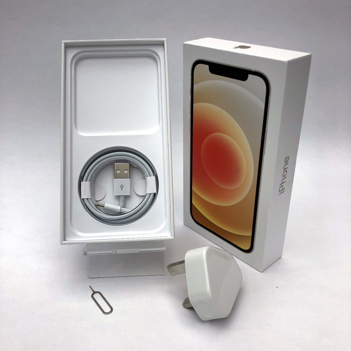 Apple Original iPhone 12 White Box with Accessories | eBay UK