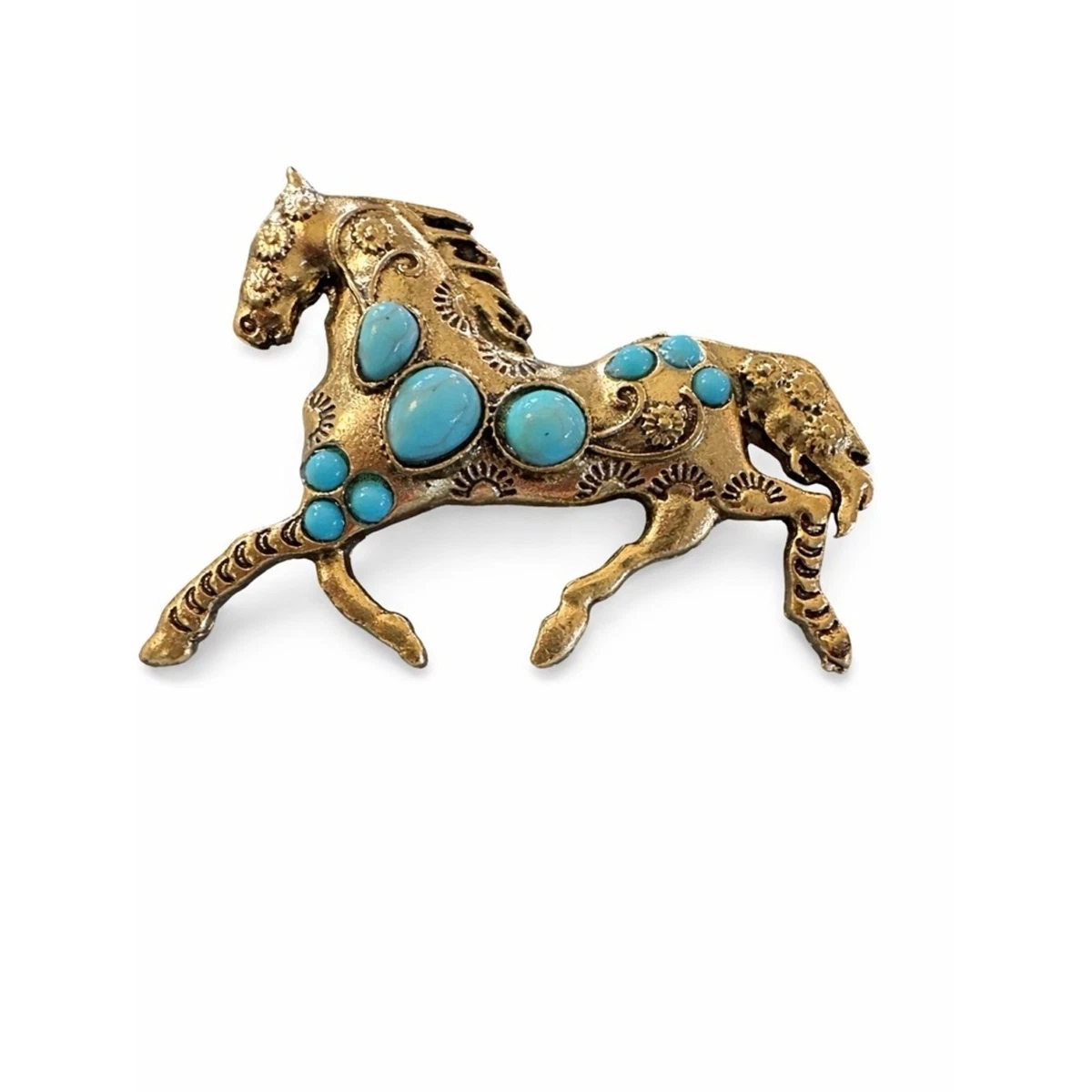 Broche Vintage Tête De Cheval Crazy Retro Design, Pin's Animal Occasion