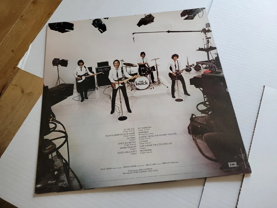 THE KNACK - Get the Knack 1979 POWER POP + inner sleeve EX-/VG+ Lp - Image 3 of 4
