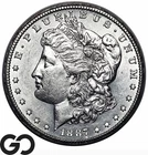 1887-S Morgan Silver Dollar Coin, Blast White BU++