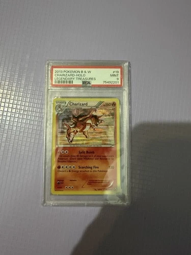 Charizard 19/113 Legendary Treasures Holo 2013 Pokémon B&W PSA 9