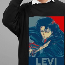 Attack On Titan Sweatshirt Levi Sweater Eren AOT Mikasa Anime Unisex Pullover