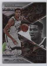 2022-23 Panini Black Silver 25/75 Giannis Antetokounmpo #49 0yi4