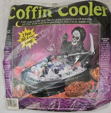Two Foot Vinyl Inflatable Coffin Cooler/ Halloween Party / Halloween Fun/