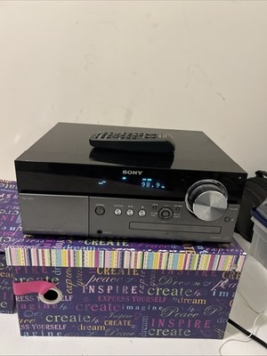 Sony HCD-MX500i Micro HI-FI Stereo System iPod Dock CD Player  W/ Remote- Works