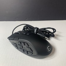 EVGA X15 Wired MMO Gaming Mouse - Black - WORKS!