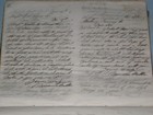 1800'S LETTER COPYING BOOK 500 PAGES OF HANDWRITTEN COPIES OF CORRESPONDENCE — photo 6
