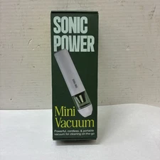 SonicPower Rechargeable Car Vacuum with 3 Mixed Use Attachments Included