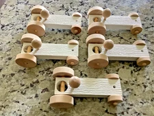 Wooden Handmade Hand Crafted 5 Piece Toy Cars 6” long each. Ready to be Painted