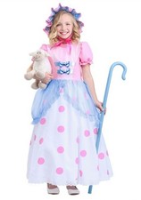 Little Bo Peep Girls Costume SIZE Child XL with defect 