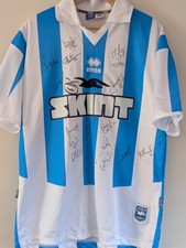BRIGHTON & HOVE ALBION FC 2004/06 Squad Signed Jersey Authentic Shirt Medium (M)