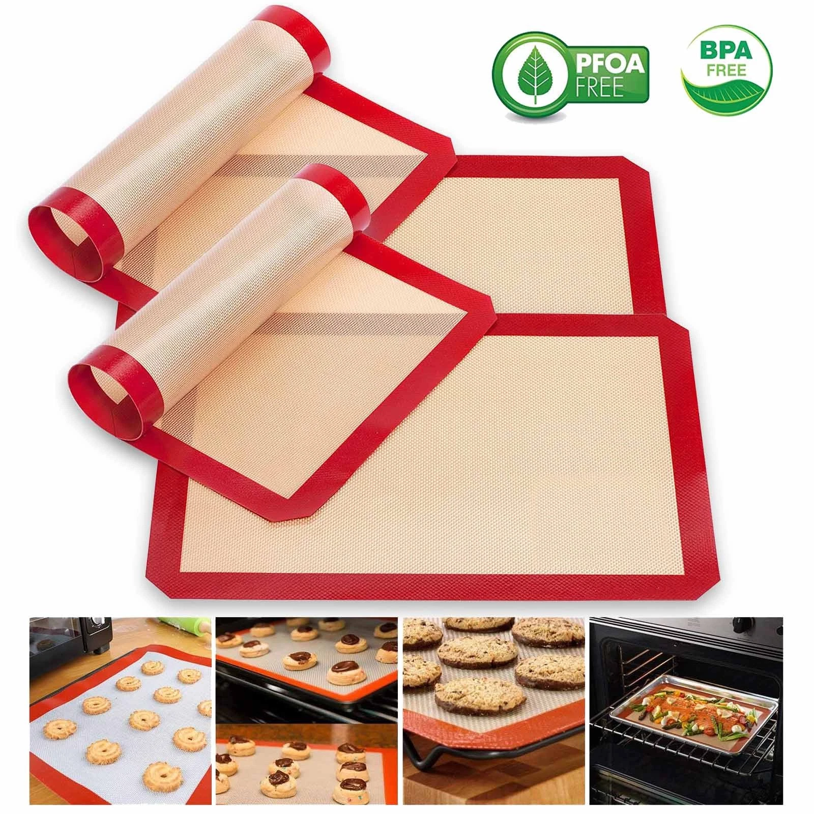 4 Set Liner Sheet Silicone Baking Mat Non Stick Heat Resistant Oven Mats Toaster
Opens in a new wind