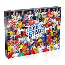 Image of Winning Moves World Football Stars 1000 Piece Jigsaw Puzzle Game Piece together