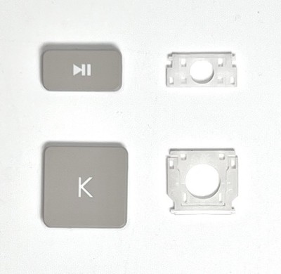 Logitech Light Gray Combo Touch iPad 8/9/10/Air 3/Pro REPLACEMENT KEYS (YU0081)