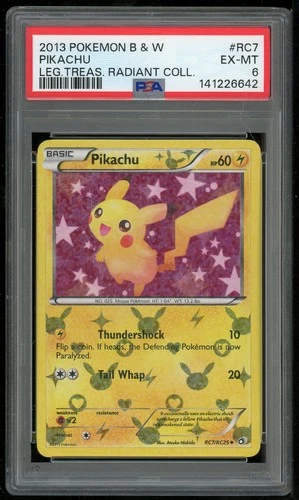Pokemon TCG Pikachu Reverse Holo Legendary Treasures RC7/RC25 2013 PSA 6